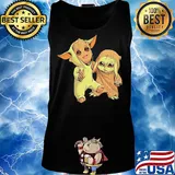 Star wars baby groot and baby yoda s Tank top