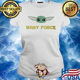 Star wars baby yoda baby force s Ladies tee