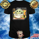 Star wars baby yoda baby on board shirt