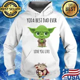 Star wars baby yoda best dad ever love you do s Hoodie