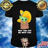 Star wars baby yoda cinco de may the 5th be with you shirt