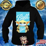 Star wars baby yoda hug Ball mask covid-19 s Hoodie