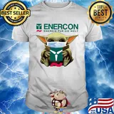 Star wars baby yoda hug enercon energie fur die welt logo mask covid-19 shirt