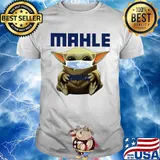 Star wars baby yoda hug mahle mask covid-19 shirt