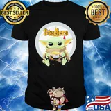 Star wars baby yoda hug pittsburgh steelers football logo shirt