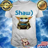 Star wars baby yoda hug shaw mask covid-19 shirt
