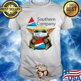 Star wars baby yoda hug southern company covid-19 shirt