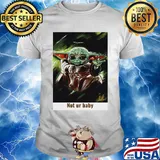 Star wars baby yoda not ur baby art shirt
