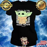 Star wars baby yoda the child puppy-eyed s Ladies tee