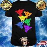 Star wars master yoda colors shirt