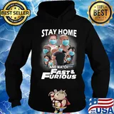 Stay home and watch fast and furious characters mask s Hoodie
