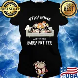 Stay home and watch Harry Potter mask covid-19 s Ladies tee