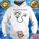 Stethoscope heart praying for our heroes s Hoodie