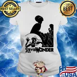 Stevie wonder fashion 1972 s Ladies tee