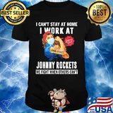Strong woman I can’t stay at home I work at Johnny Rockets we fight when others can’t anymore mask covid-19 shirt