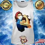 Strong woman tattoos paraprofessional mask covid-19 s Tank top