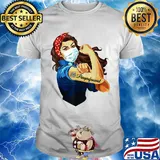 Strong woman tattoos paraprofessional mask covid-19 shirt