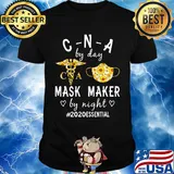 Sunflower CNA by day mask maker by night 2020 essential shirt