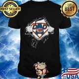 Superhero chicago bears diamond father’s day shirt