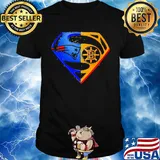 Superhero new england patriots and boston bruins diamond american flag independence day shirt