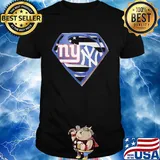 Superhero new york giants diamond american flag shirt