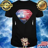 Superman seattle seahawks and washington state cougars american flag independence day shirt