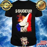 Superman Soudeur France Flag Shirt