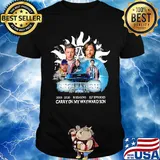 Supernatural family don't end with blood 2005 2020 15 seasons 327 episodes carryon my wayward son characters signatures shirt