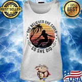 Surfing she believed she could so she did vintage s Tank top