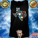 Texas map nurse medical supplies covid-19 s Tank top