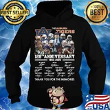The Auburn Tigers football team 128th anniversary 1892 2020 thank you for the memories signatures s Hoodie