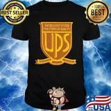The delivery system for stores of quality ups since 1902 shirt