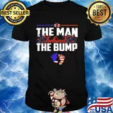 The man behind the bump American flag veteran Independence Day shirt
