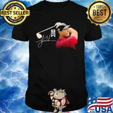 Tiger Woods master golf signature shirt