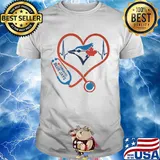 Toronto blue jays baseball stethoscope heart shirt