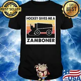 Truck hockey gives me a zamboner vintage shirt