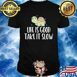 Turtles life is good take it slow stars shirt