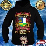 Unterschätze niemals die kraft eines mannes aus buxheim s Hoodie