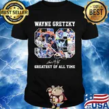 Wayne gretzky 98 greatest of all time signature shirt
