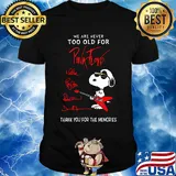We are never too old for Pink Floyd snoopy shirt