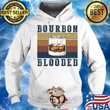 Wine bourbon blooded vintage s Hoodie