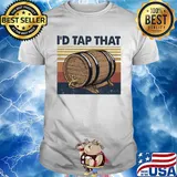 Wine I'd tap that vintage shirt