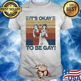 Woman it's okay to be gay vintage shirt