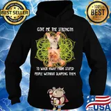Yoga chill yorkshire terrier give me the strength to walk away from stupid people without slapping them s Hoodie