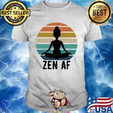 Yoga woman zen af vintage shirt