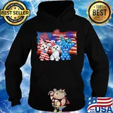 Yorkshire terrier firework american flag independence day s Hoodie