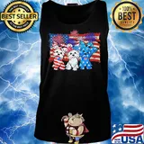 Yorkshire terrier firework american flag independence day s Tank top
