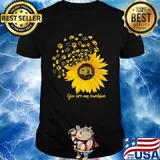 You are my sunshine sunflower car shirt