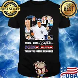 02 1995 2014 derek jeter thank you for the memories signature shirt