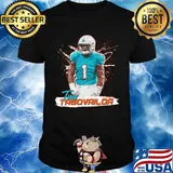 1 tua tagovailoa miami dolphins football shirt